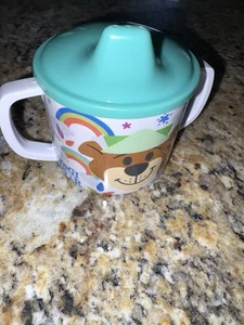 Rara tazza da collezione Yogi Bear Sippy 6 oz manici RARA NUOVA CON ETICHETTE - Foto 1 di 4
