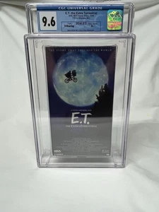 E.T. The Extra Terrestrial VHS Factory Sealed CGC 9.6 Grade A+ Watermark Tab - Picture 1 of 9