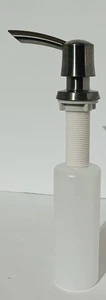Soap Dispenser for Kitchen Sink Counter Dispenser Brushed Nickel 17 oz Bottle - Picture 1 of 4