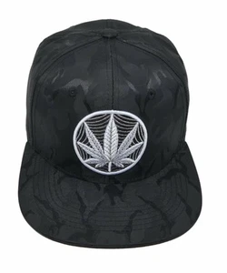 Mens Weed Hat, Marijuana Snapback Cap, Unisex Pot Leaf Hats, Cannabis... - Picture 1 of 7