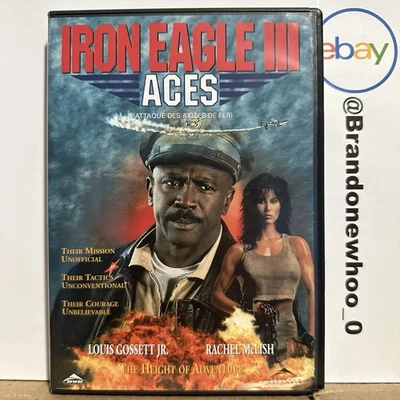 Iron Eagle III 3 Ases (DVD 2004) Louis Gossett Jr US Air Force Acción RARO Foto 1 de 4