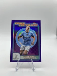 2024 Topps Finest UEFA Erling Haaland Prized Footballers /299 PF-22 - Picture 1 of 2