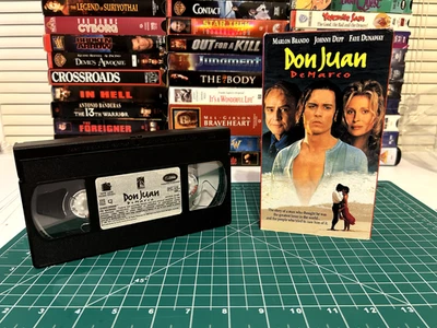 Don Juan Demarco (VHS 1995) Brando Depp Dunaway Romantic Comedy RARE HTF NM - Image 1 of 3