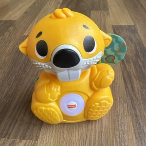 Fisher Price Linkimals Boppin Beaver with Lights and Sounds interactive learning - Picture 1 of 15