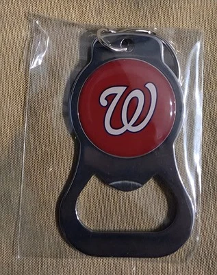 Washington Nationals Stainless Steel Keychain Bottle Opener New Kyle Finnegan - Image 1 of 2