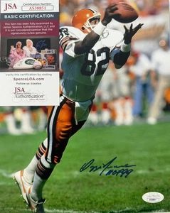 Ozzie Newsome HOF ‘99 Cleveland Browns Signed Autographed 8x10 Photo JSA COA - Picture 1 of 7