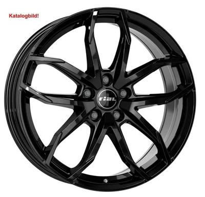 RIAL LUCCA SCHWARZ 8J x 18 ET39 AUF MICHELIN PILOT ALPIN 225/55 R18 - Bild 1 von 4