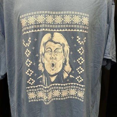 Nature Boy Ric Flair Christmas Pro Wrestling T-Shirt 2XL - Image 1 of 3