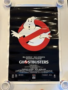 Ghostbusters Rare Original 1985 Vintage Movie Poster 27"x41" RCA Home Video VHS - Picture 1 of 7