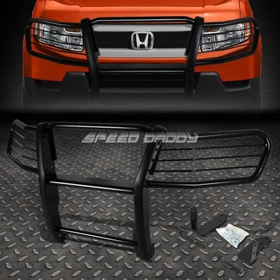 PARA 03-11 HONDA ELEMENT Y1/H1 NEGRO ACERO DULCE PARACHOQUES DELANTERO CEPILLO REJILLA PROTECTOR Foto 1 de 4