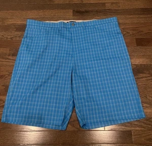 Pantalones Cortos de Golf Callaway Para Hombre Talla 46B Rendimiento Elastizados Azul Cuadros Preppy - Imagen 1 de 7