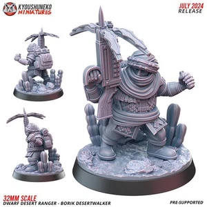 Desert Dwarf Borik Deserwalker verschiedene Skalen Fantasy Wargaming - Bild 1 von 7