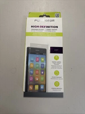 Nuevo protector de pantalla de vidrio templado de alta definición Puregear para LG K51 Foto 1 de 2