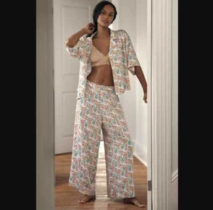 New women's XL Printfresh x Anthropologie Wildest Dreams cowboy boots pajama set - Picture 1 of 13