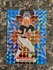 2023 Mosaic Dallas Goedert  Blue Reactive Prizm Holo Card Bengals Ken Anderson
