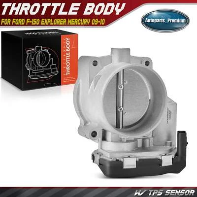 Throttle Body w/ TPS Sensor for Ford F-150 Explorer Mercury Mountaineer 09-10 - Image 1 of 4
