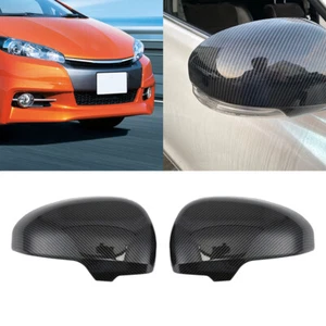 Carbon Fiber Rear View Side Mirror Cover For 2010-2015 Toyota Prius Hatchback - Bild 1 von 10