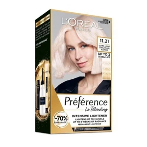 L'Oreal Paris Preference 11.21 Ultra Light Cool Pearl Blonde Hair Color Dye AUS - Picture 1 of 1
