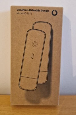 Vodafone K5161z - 4G Mobile Broadband USB Dongle + SD Card Slot - White - MINT - Image 1 of 4