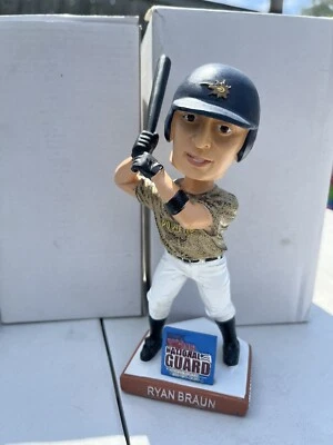 NIB 2011 RYAN BRAUN WEST VIRGINIA POWER BOBBLEHEAD SGA MILWAUKEE BREWERS - Image 1 of 2