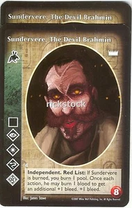 Sundervere, The Devil Brahmin x2 Follower of Set LotN Jyhad VTES - Picture 1 of 1