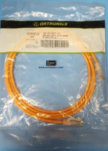 PATCH CORD CAT5E , OR-MC5E07-03 , ORTRONICS , 7 FT , ORANGE, CLARITY MOD - Picture 1 of 3