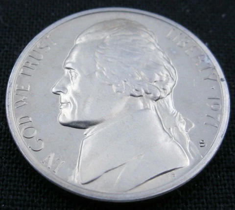 1971 S Proof Jefferson Nickel Cover
