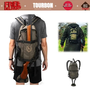 Tourbon Hunting Backpack Rifle/Shotgun Holder Molle Bag Game Daypack Green Camp - Picture 1 of 24