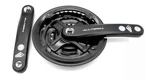 All Terra MTB Bike Triple Chainset 42/34/24T Short 165mm Crank Arm Chain Wheel - Picture 1 of 2