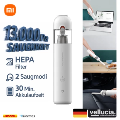 Xiaomi Mijia Mini Handstaubsauger Akku Kabellos 13000Pa Auto Haushalt USB-C - Bild 1 von 4