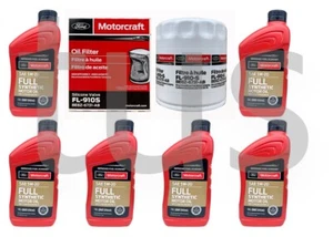 Full Synthetic Motorcraft Engine Oil Change Kit 2024 Ford Maverick 2.5L Elec/Gas - Picture 1 of 2