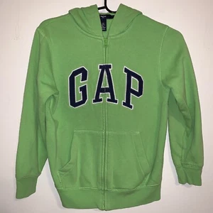 GAP Kids Green Full Zip Sweater With Hood Size M Boys - Picture 1 of 4