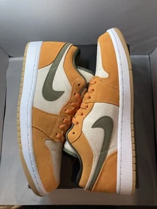 Size 8 - Jordan 1 Low SE Ceramic 2021 “Light Curry” - Picture 1 of 4
