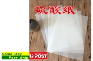 10 sheets High quality Sulfuric Acid Paper for flash stamps Drawing Graphic AU - Picture 1 of 1