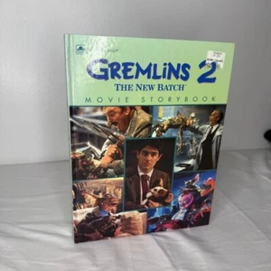 Gremlins 2 The New Batch Movie Storybook Golden Book 1990 Teitelbaum Book - Imagen 1 de 4