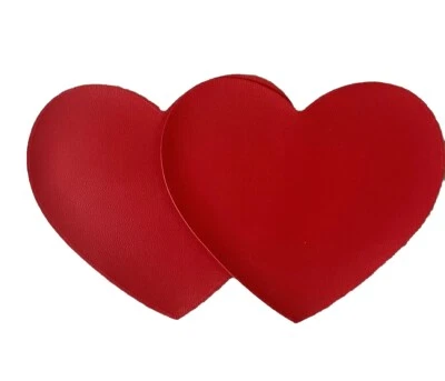 Set of 2 Red Heart Placemats Faux Leather Target - Image 1 of 4