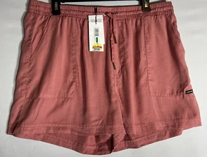 Calvin Klein Jeans High Rise Lyocell Pull On Shorts Women's Size L - Picture 1 of 3