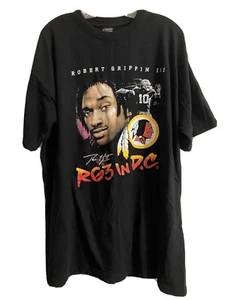 RG3 In DC Robert Griffin III T-Shirt Men’s Size 4XL Gemrock Black Redskins #10 - Picture 1 of 4