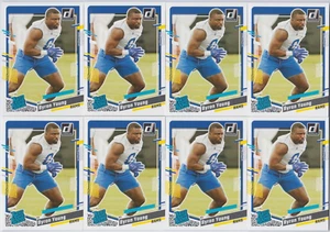 (8) Byron Young 2023 DONRUSS RATED ROOKIE CARD LOT #355 LOS ANGELES RAMS - Picture 1 of 1