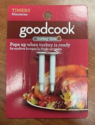 Temporizadores emergentes Goodcook Turkey Time paquete de 2 25981 - ¡NUEVO! - A0162 Foto 1 de 3