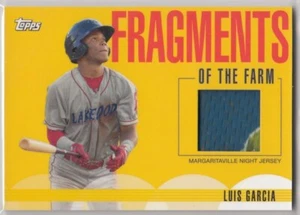 2020 Topps Pro Debut LUIS GARCIA Fragments Farm Jersey Relic Phillies - Picture 1 of 1