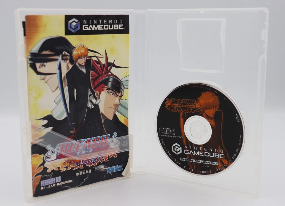Bleach GC: Tasogare ni Mamieru Shinigami GameCube JP REGION LOCK Used - Image 1 of 3