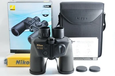 [Almost UNUSED] Nikon 7×50 7.2° CF WP GLOBAL COMPASS BINOCULARS From JAPAN #559 - Image 1 of 4