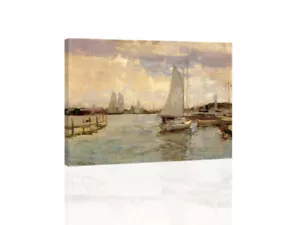 Gloucester Harbor - GICLEE ART PRINT 12 x 15 Many Sizes - Picture 1 of 2