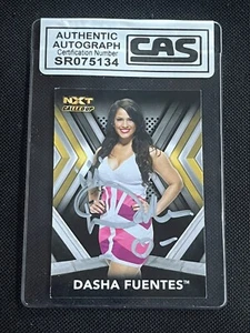 DASHA FUENTES 2017 TOPPS WWE NXT SIGNED AUTOGRAPHED CARD CAS AUTHENTIC - Picture 1 of 2