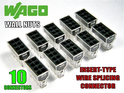 WAGO WALL-NUTS 773-168, 8-PORT INSERTION, 18-12AWG, U/L CSA RoHS CE, 10 PIECES - Image 1 of 4