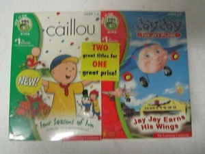 Caillou Four Seasons of Fun & Jay Jay The Jet Plane - Earns His Wings PBS NEW - Imagen 1 de 7