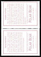 2003 Topps 205 Triple Folder Polar Bear #TF44 Nick Johnson / Barry Bonds