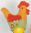 Hoff Interieur 4912 Egg Cosy " Chicken " Felt 12 X 11 Cm - Various Colours