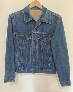 Levi’s 70s/80’s Vintage Men's Medium Wash Denim Jean Jacket Canada Made Sz 40 M - Picture 1 of 6